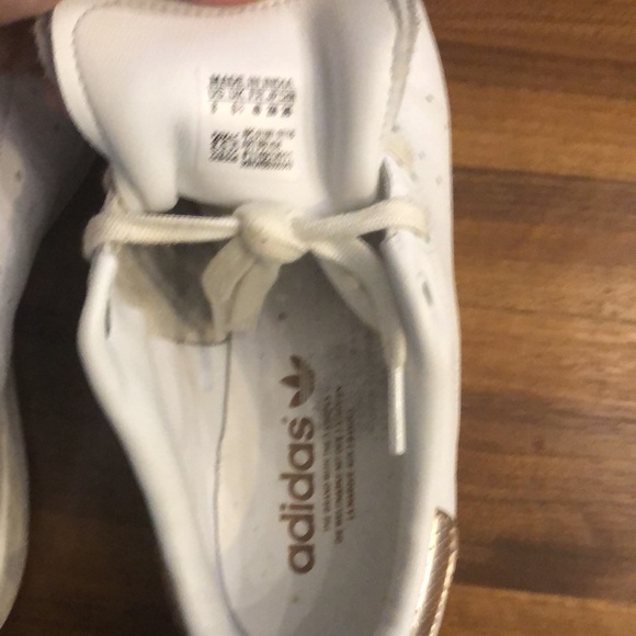 White and Rose Gold Stan Smiths (Adidas). - Picture 3 of 5